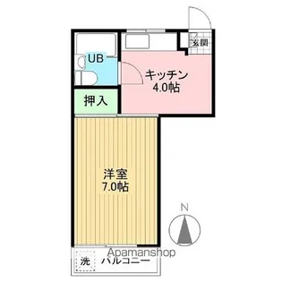 ヘイワハイム【2階】の間取り