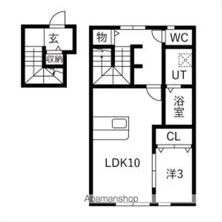 グラージアス(GRAJIAS)【2階】の間取り