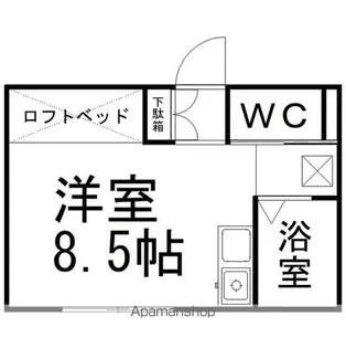 カレージア6【1階】の間取り
