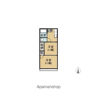 パピヨンサナエ【2階】の間取り