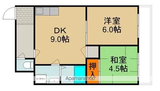 メルヘンハイツ大久保【4階】の間取り