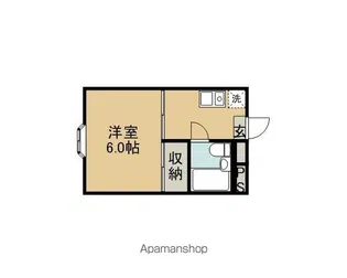 サンライズ【2階】の間取り