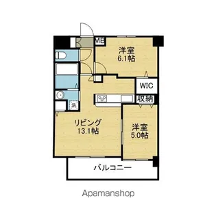 グラマシー京橋【10階】の間取り