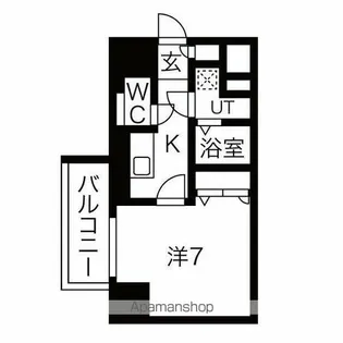 エスリード大須デュオ【9階】の間取り