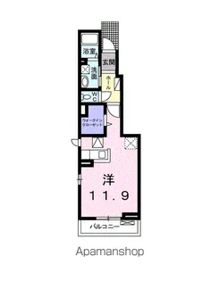 ハビタット【1階】の間取り