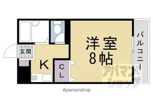 CASA UEDA【403号室】の間取り