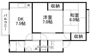 ビブレハイツ【102号室】の間取り