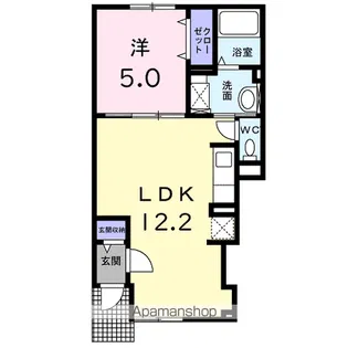 スパライ銀世Ⅴ【1階】の間取り