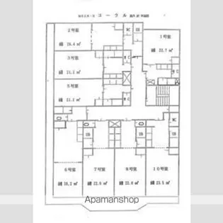 メゾンドコーラル【202号室】の間取り