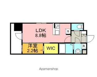 グランフォーレ箱崎プレミア【9階】の間取り