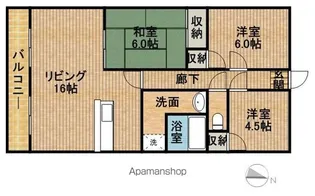 リヴェールセントラルハイツ【1階】の間取り