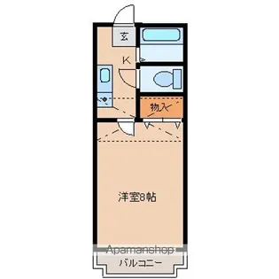 宮城県仙台市若林区遠見塚2丁目【アパート】の間取り