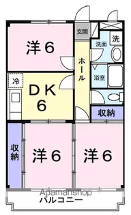 ガーデンプレイスⅠ【3階】の間取り