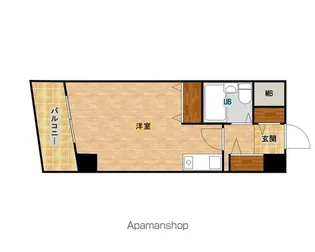 ルミエール落合【204号室】の間取り