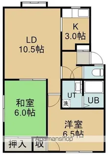 メゾンアスカ高盛(メゾンアスカタカモリ)【2階】の間取り
