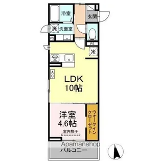 GLICINA【2階】の間取り