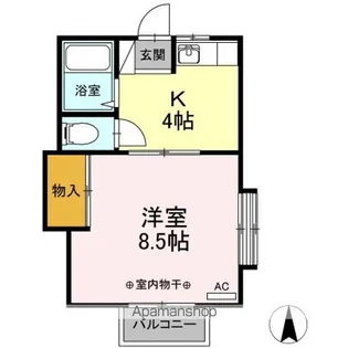 コーポ台太郎【2階】の間取り