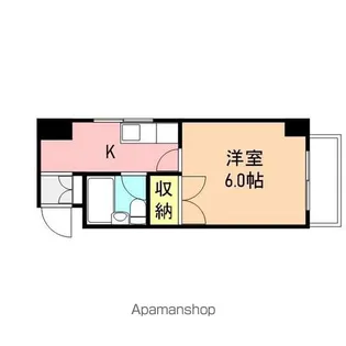 リバティプラザ東堀Ⅱ【606号室】の間取り