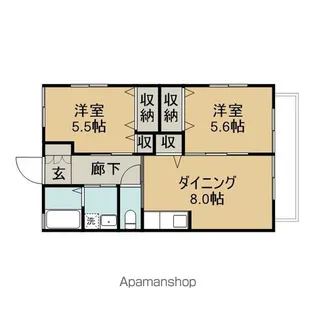 レトアジェミニ【101号室】の間取り
