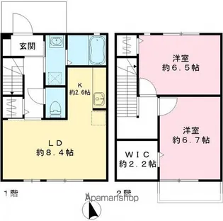 PRIMO ROCA プリモ ロカ【101号室号室】の間取り