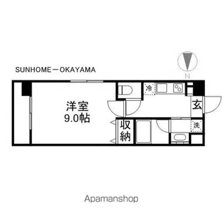 EST東古松【2階】の間取り