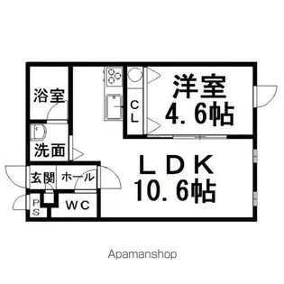 ヴァンドーム青葉【310号室】の間取り