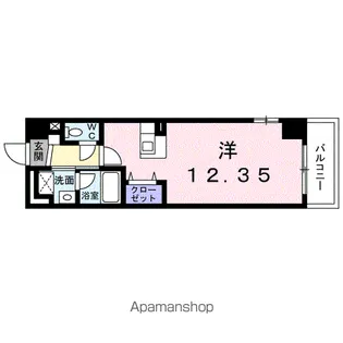 アンソレイエ・アビタシオン【3階】の間取り