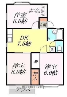 ファミール桜園A棟【102号室】の間取り
