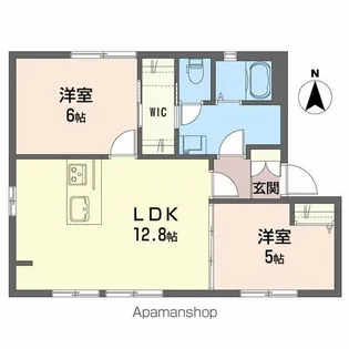 ディアスT.T. B棟【1階】の間取り