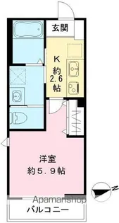 ウィステリア S【102号室号室】の間取り
