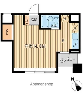 メゾン・デュ・オーラ 山下町【8階】の間取り