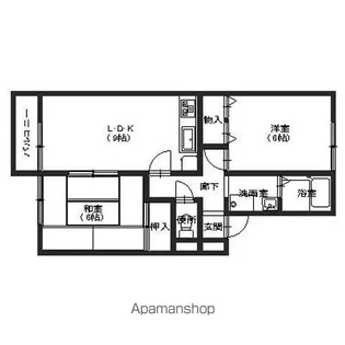 ブライトン14【203号室】の間取り