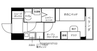ドーミー高松西宝町【505号室】の間取り