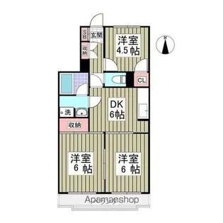 メゾン・セレステ指扇【2階】の間取り