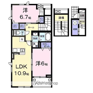 サンリット ヒル【3階】の間取り