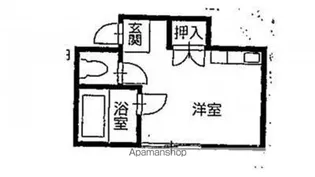 ローランドミューズ(花園)【3階】の間取り
