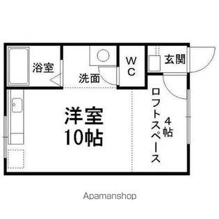 コーポYOU9JO【106号室】の間取り