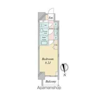 プレサンス広小路通パルス【5階】の間取り