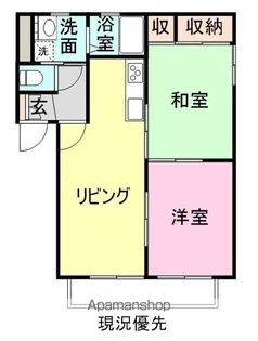 グランドメゾン大輝D棟【201号室】の間取り