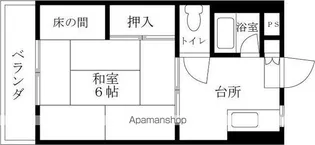 ユーハイム白木【1階】の間取り
