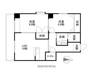 パラッツオヨシダ【4階】の間取り