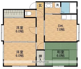 ブランソール【2階】の間取り