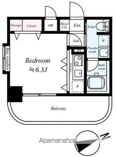グリフィン横浜・天王町弐番館【5階】の間取り