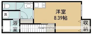 BACK ALLEY【202号室】の間取り