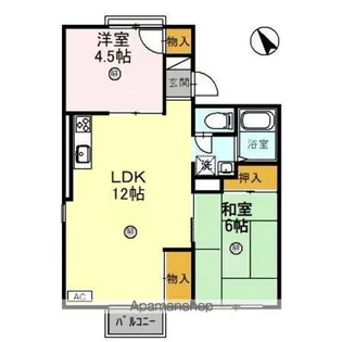 パークサイドIF【2階】の間取り