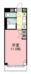 ベルビュー支倉【2階】の間取り