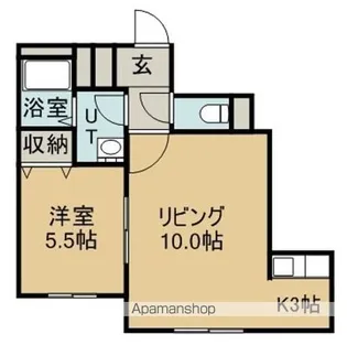 REVO−A【3階】の間取り