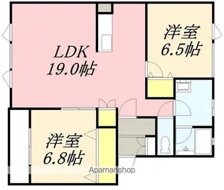 ル・レーヴ(LE REVE)【1階】の間取り