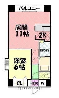 ノルテ3条通【501号室】の間取り