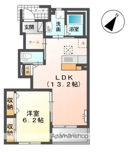 レガシー・K【1階】の間取り